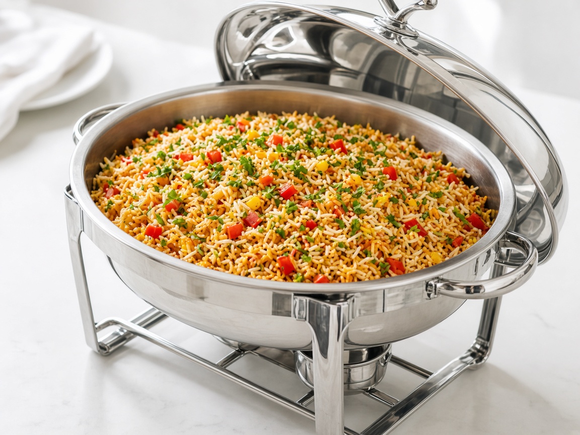 A catering chafing dish