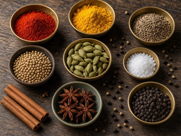 Spices and masalas